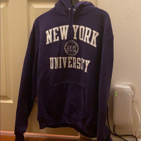 Champion Tops - New York University Champion Violet Hoodie💜